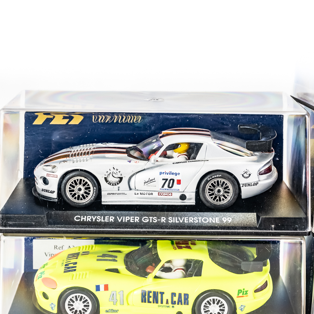 (10) Dodge Viper FLY 1:32 Scale Model Slot Cars