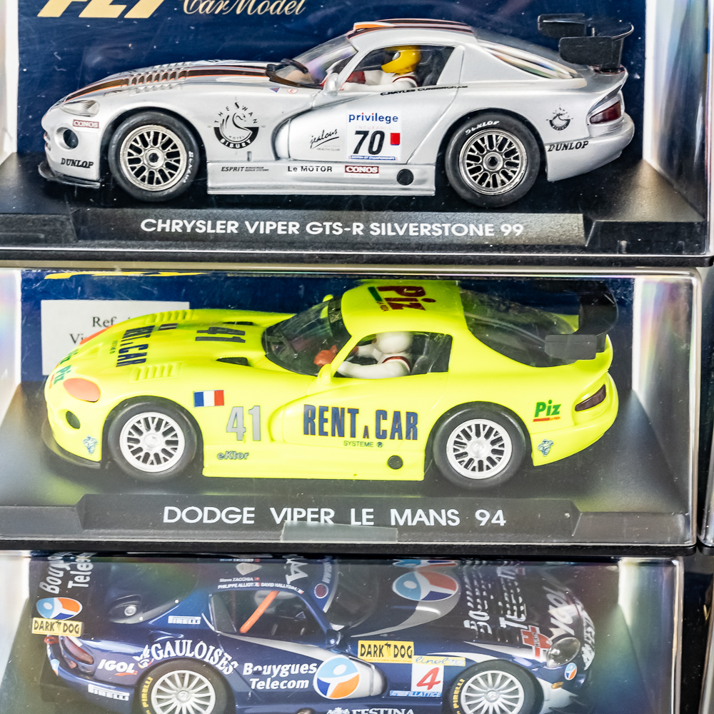 (10) Dodge Viper FLY 1:32 Scale Model Slot Cars