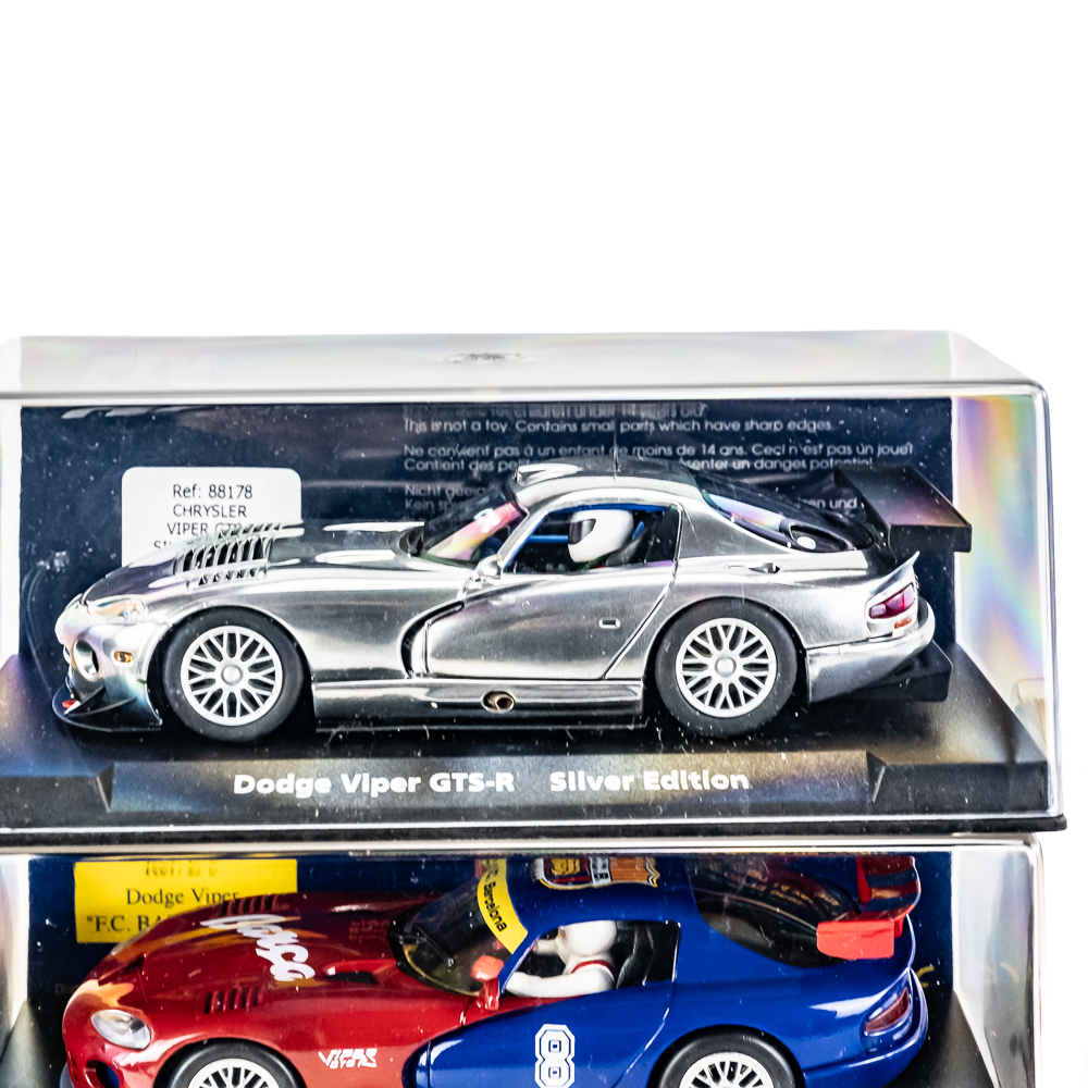 (10) Dodge Viper FLY 1:32 Scale Model Slot Cars