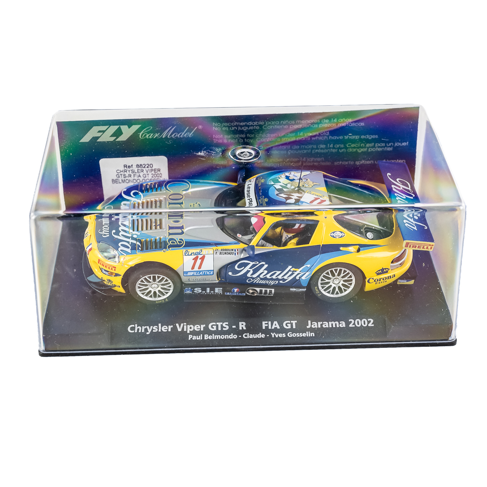 (10) Dodge Viper FLY 1:32 Scale Model Slot Cars