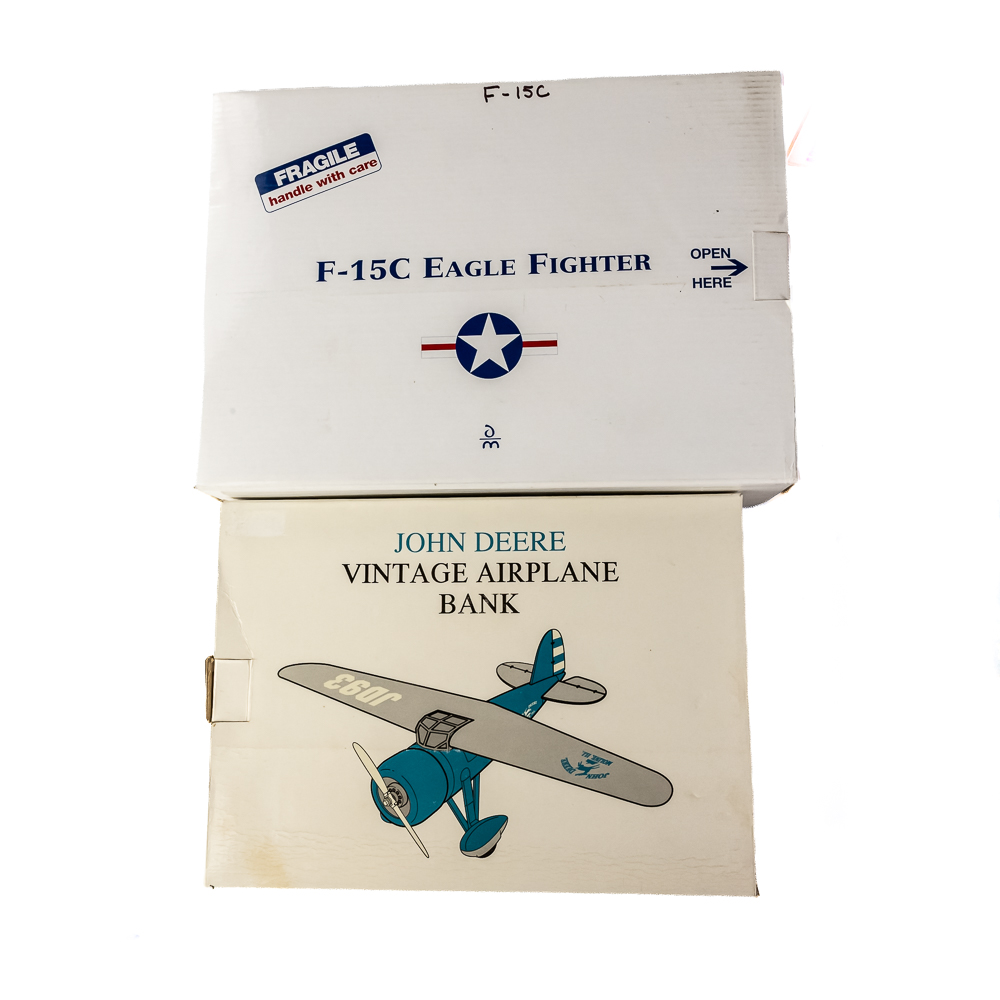 Vintage Die Cast Model Airplane Assortment