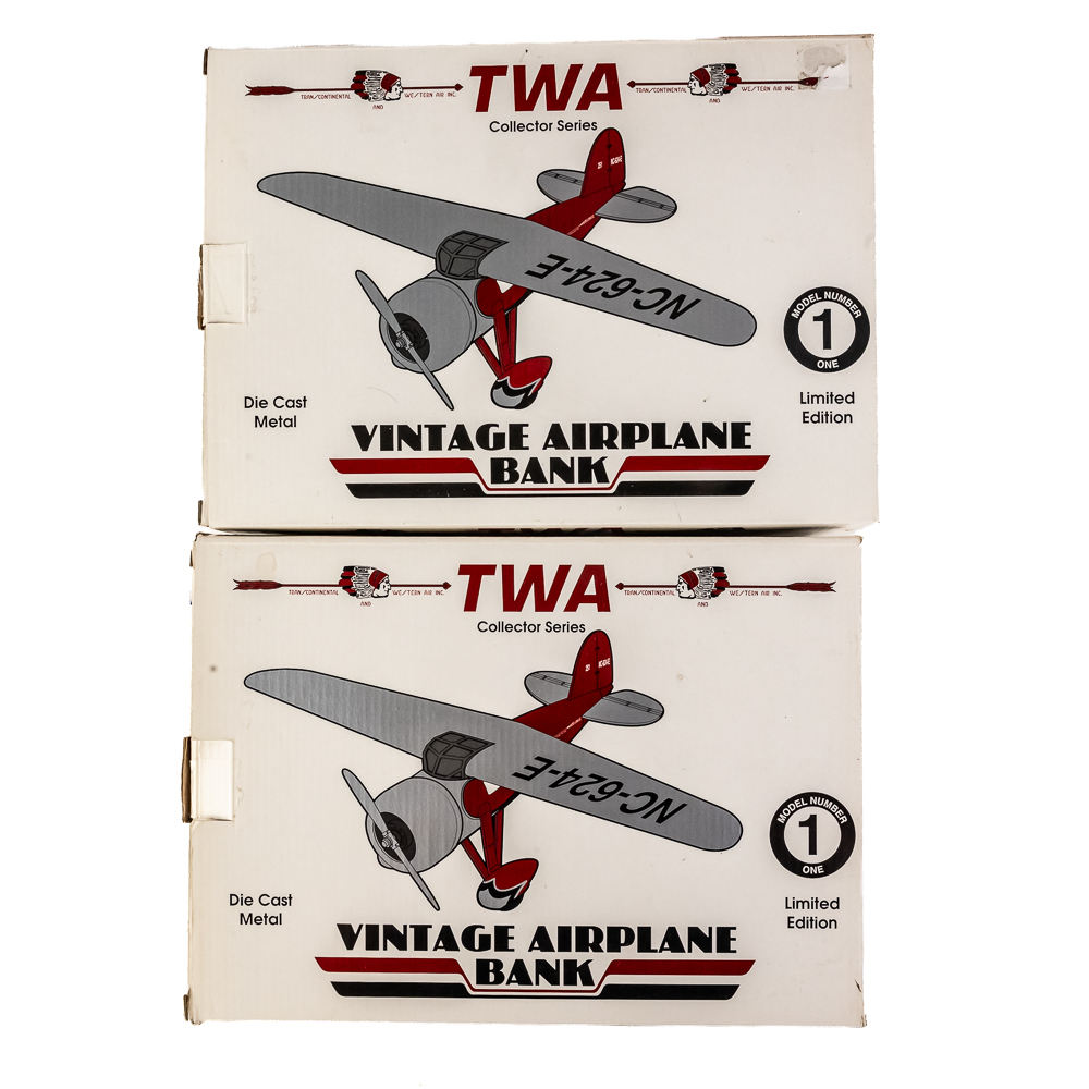 Vintage Die Cast Model Airplane Assortment