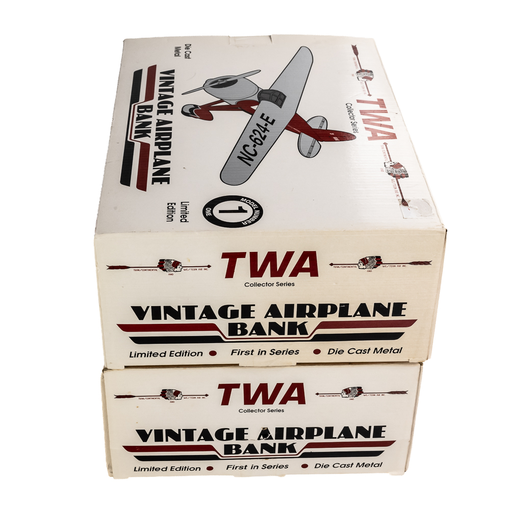 Vintage Die Cast Model Airplane Assortment