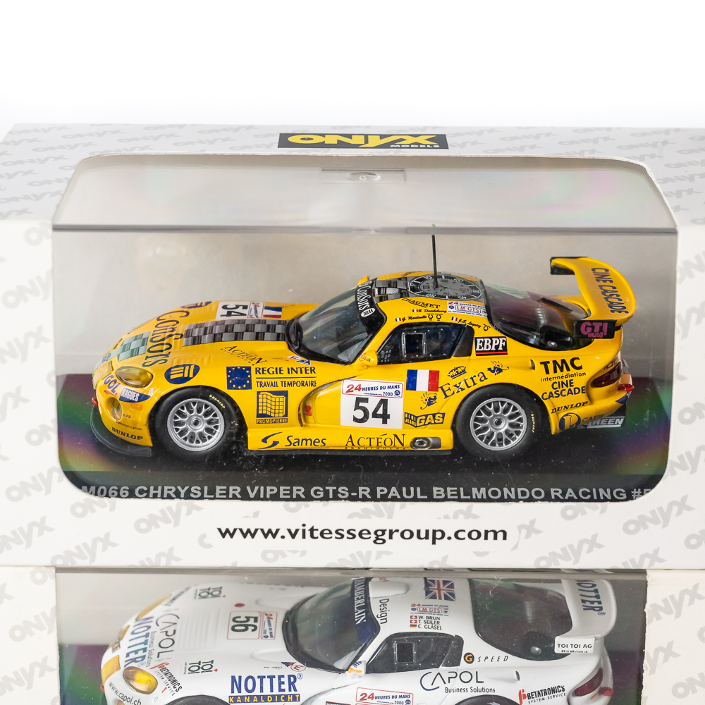 (10) NIB Dodge Viper MINICHAMPS 1:43 Model Cars