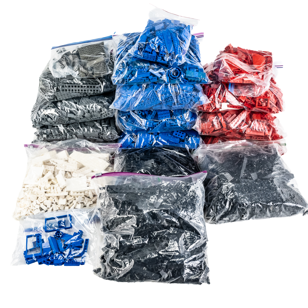 25 Pound Assortment LEGO Mixed Bulk Bricks Blocks