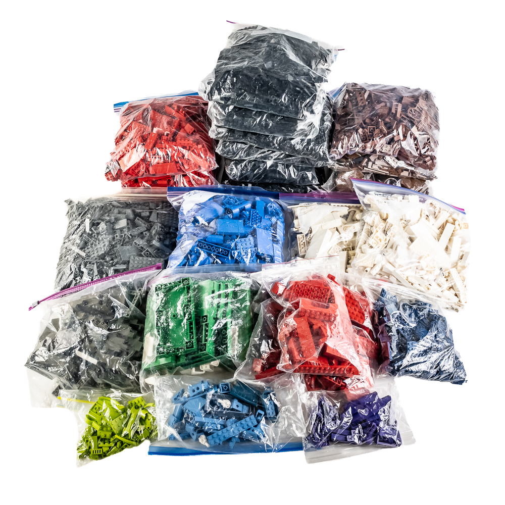 25 Pound Assortment LEGO Mixed Bulk Bricks Blocks