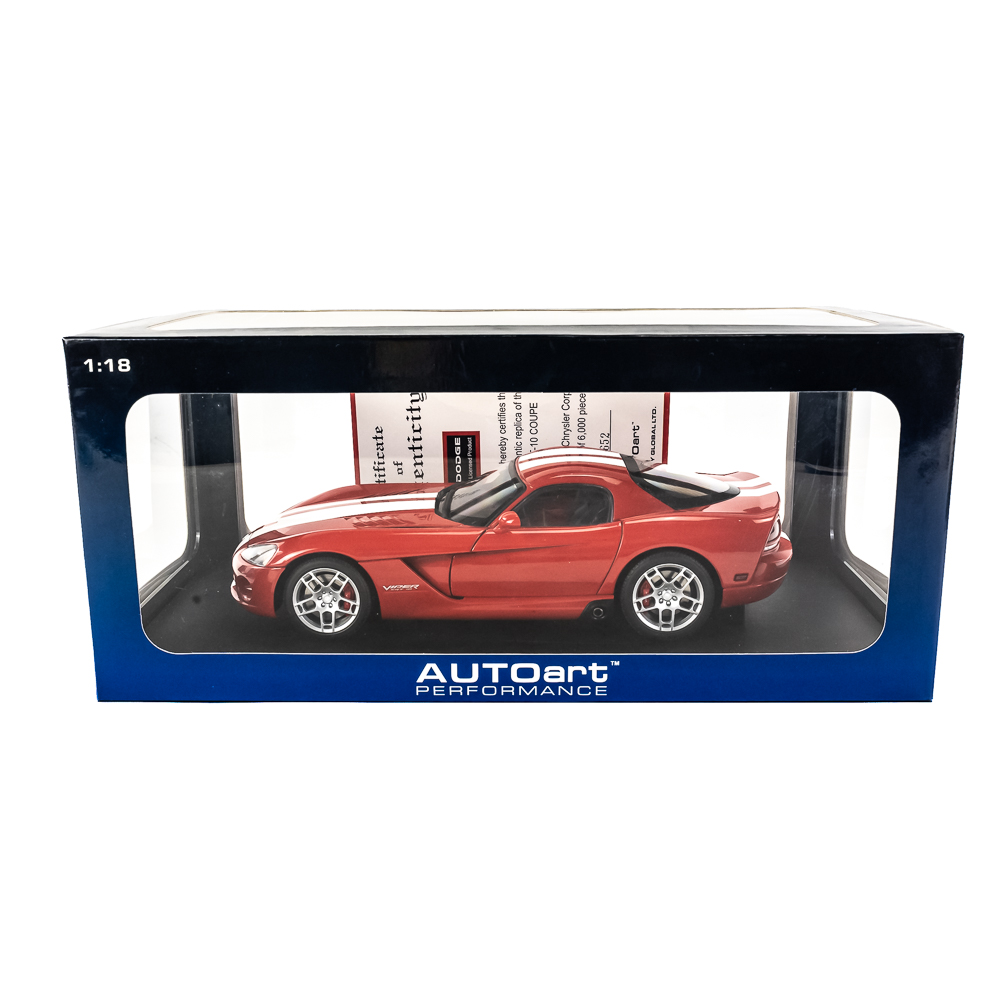 (2) NIB AutoArt Dodge Viper Model Car Assortment