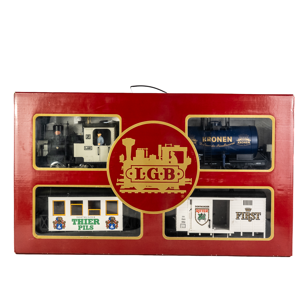 LGB 20536 Dortmund Beer Train G Scale Set w Box