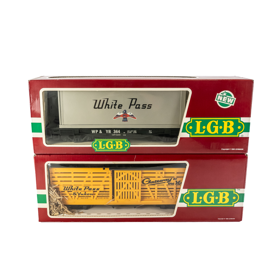 LGB #49085 Container Set & #4085 #4168 White Pass