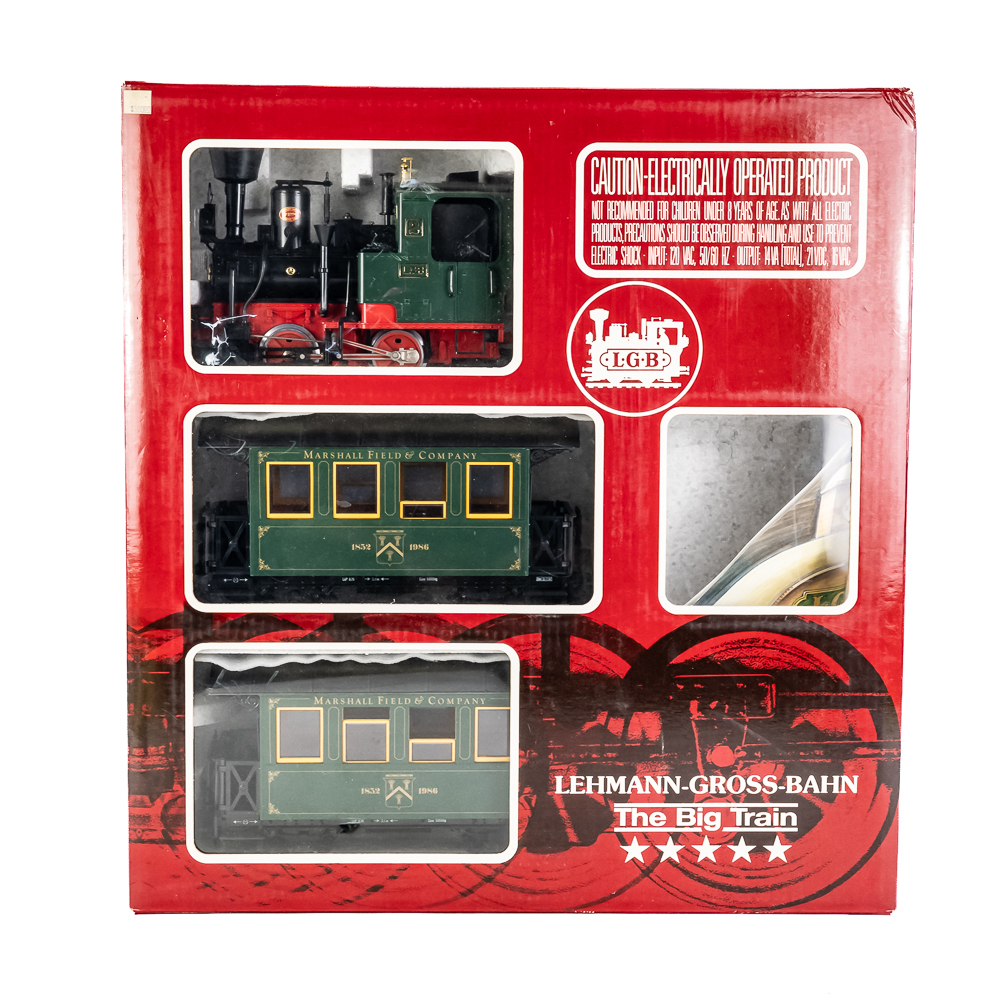 1986 LGB Marshall Fields Passenger Train Set w Box