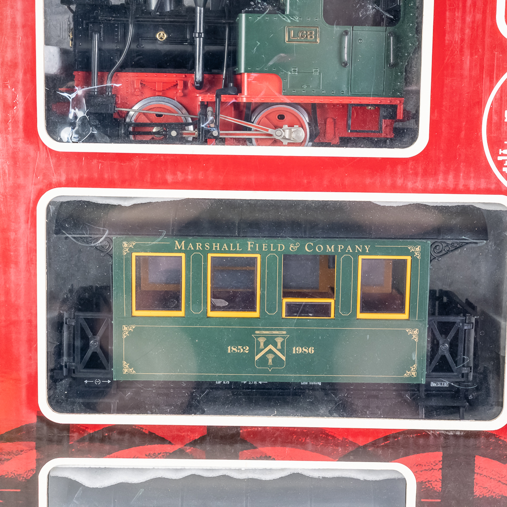 1986 LGB Marshall Fields Passenger Train Set w Box