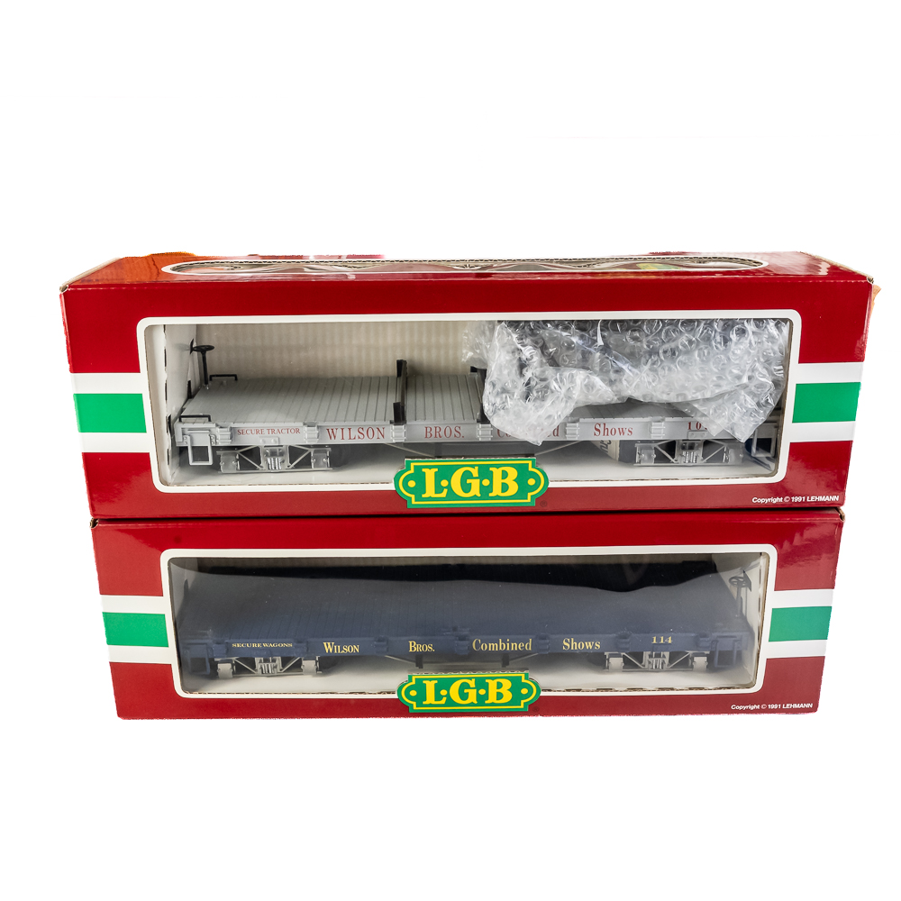 L.G.B. Wilson Circus Train Set Almost Complete