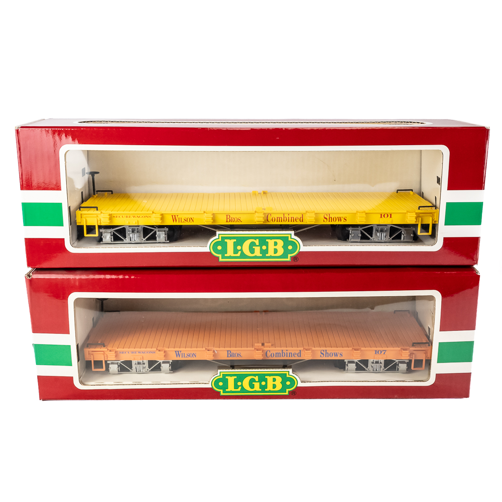 L.G.B. Wilson Circus Train Set Almost Complete