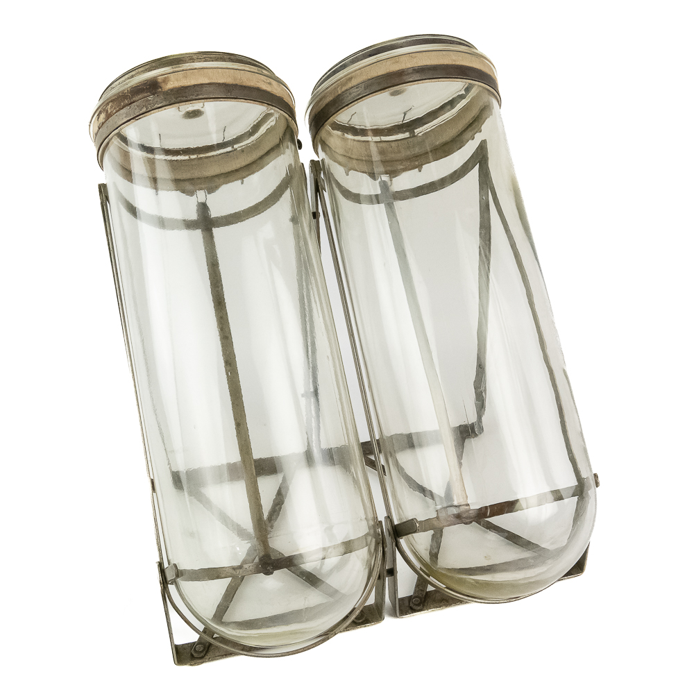 Vintage Panay-Style Dual "Show Jar" Display Set