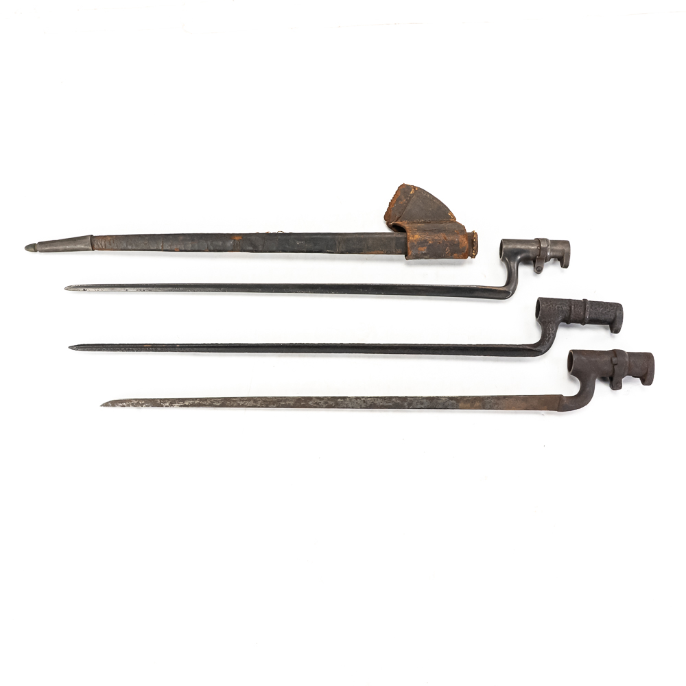 Antique Military Socket Bayonet Trio