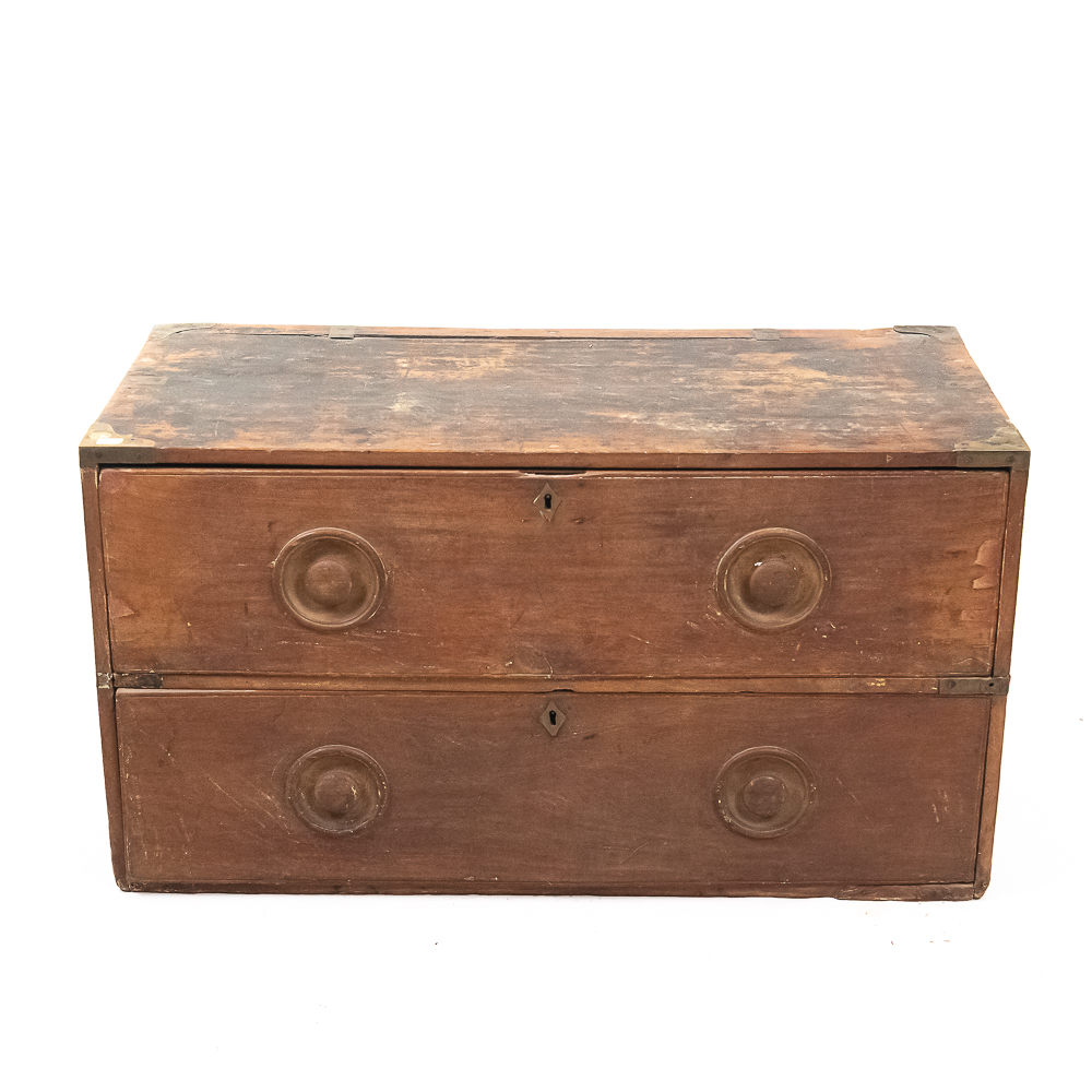 19th-Century Campaign Field Trunk