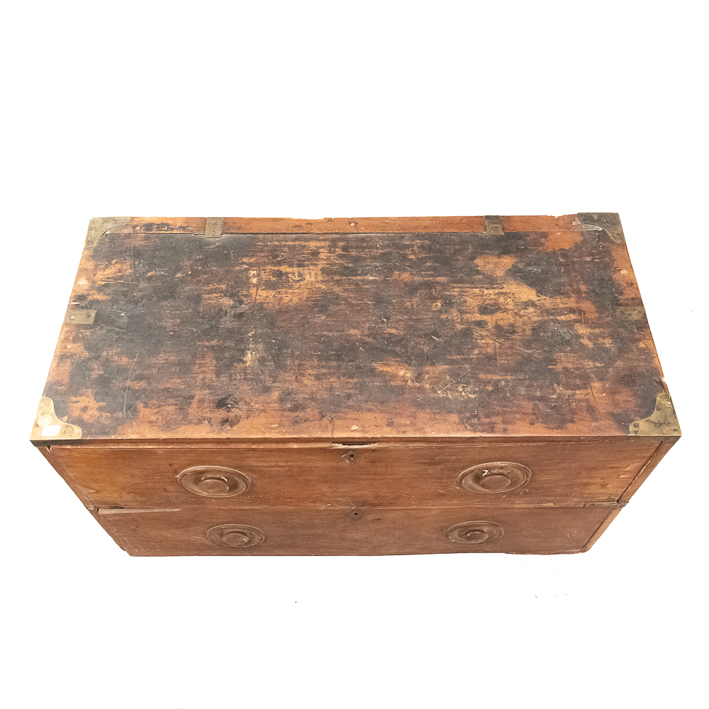 19th-Century Campaign Field Trunk