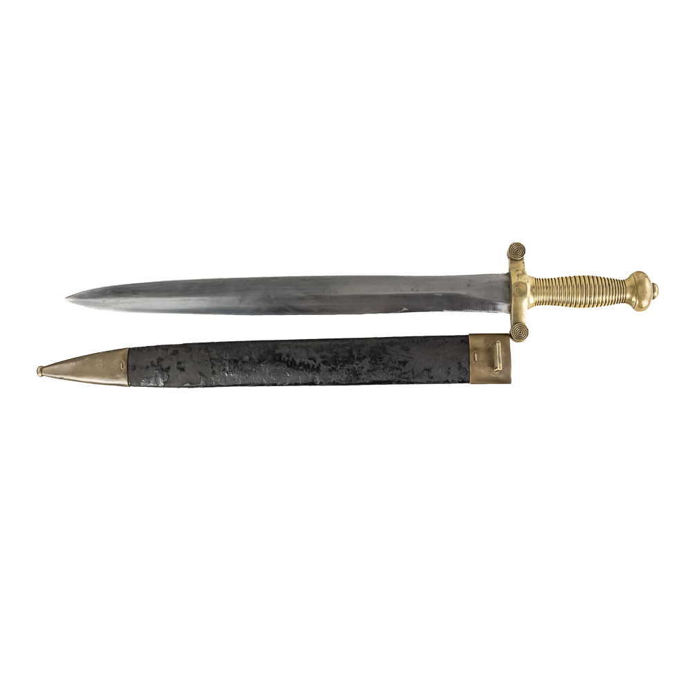 French Model 1831 Artillery Sword & Scabbard