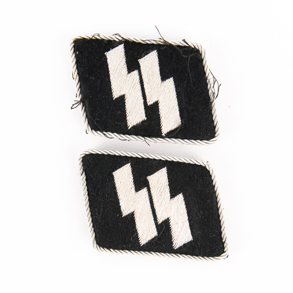 WWII German Waffen-SS Officer style Collar Tabs