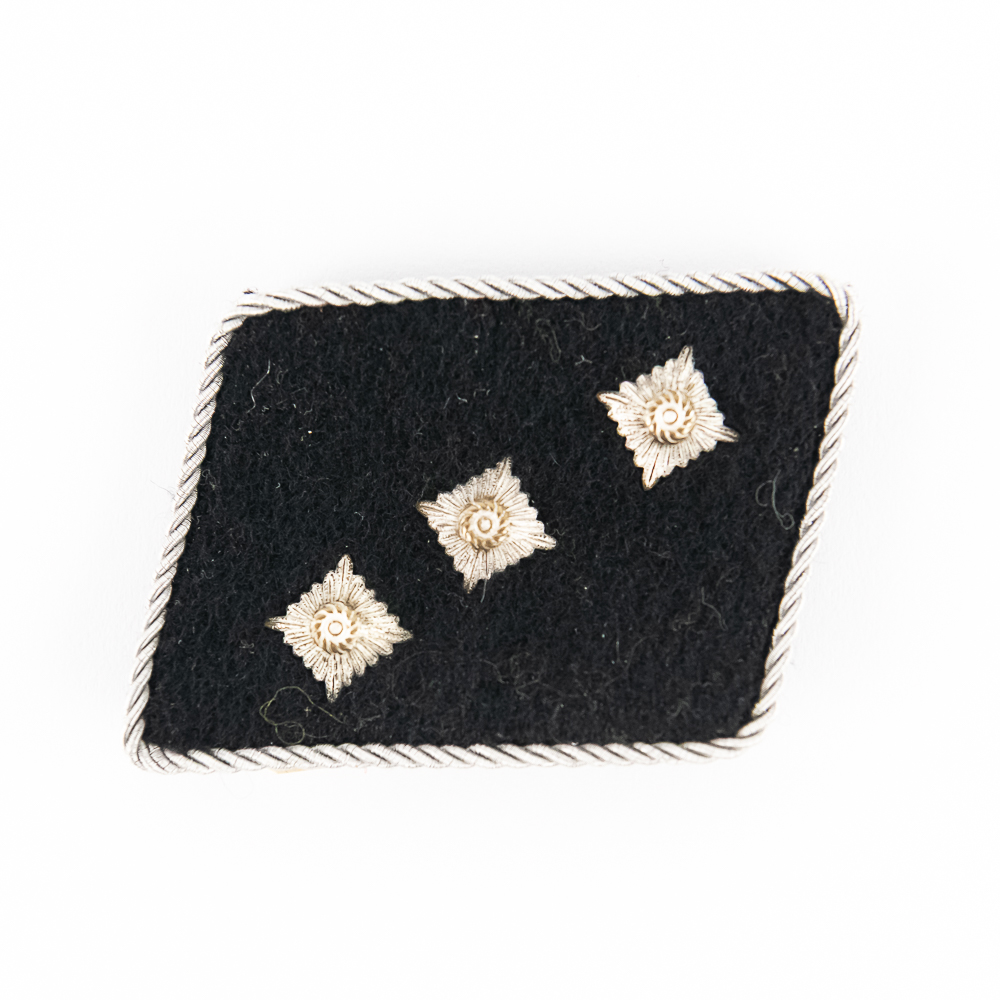 WWII German Waffen-SS Officer Rank Collar Tab