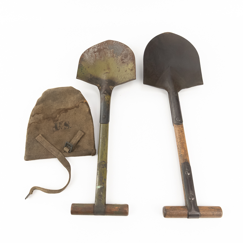 (2) US Military M1910 T-Handle Entrenching Tools