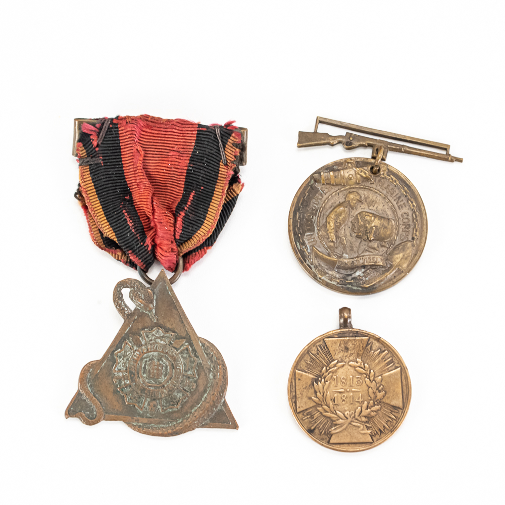 Antique Military & Named USMC Medal Group