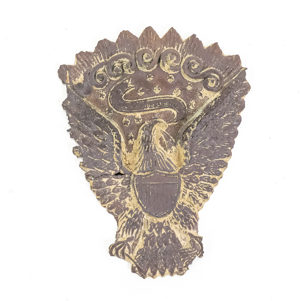 Civil War Era Eagle Hardee Hat Plate