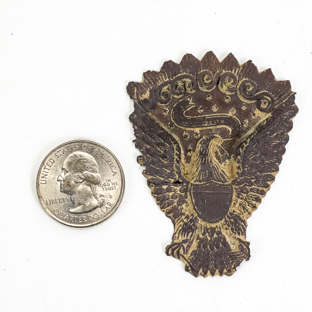 Civil War Era Eagle Hardee Hat Plate