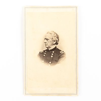 Civil War CDV Union General Henry Wager Halleck. Original CDV of Union General Henry Wager 