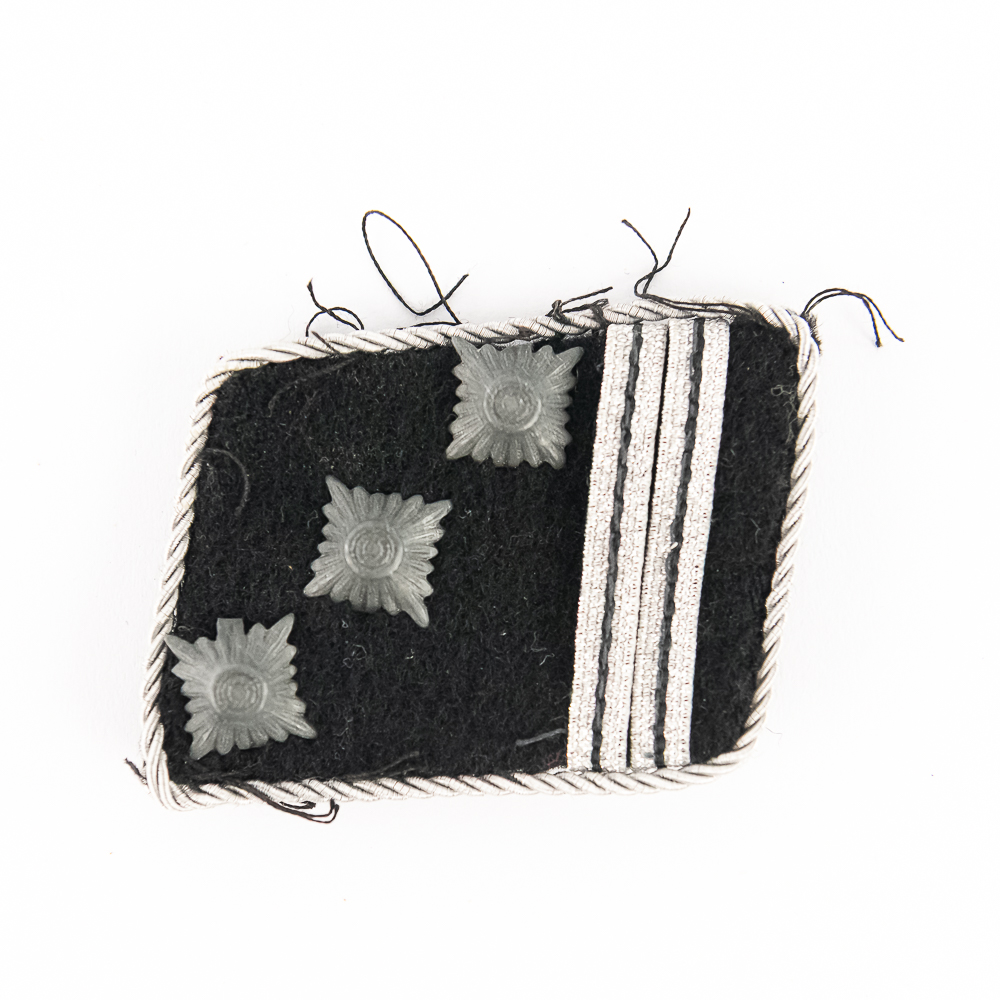 WWII German SS Officer Rank Collar Tab
