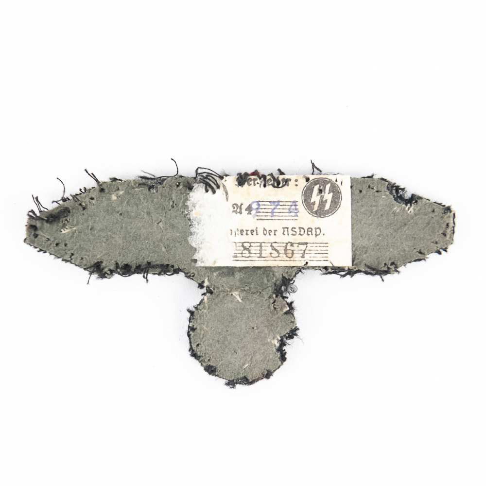 WWII German Waffen-SS Sleeve Eagle Patch