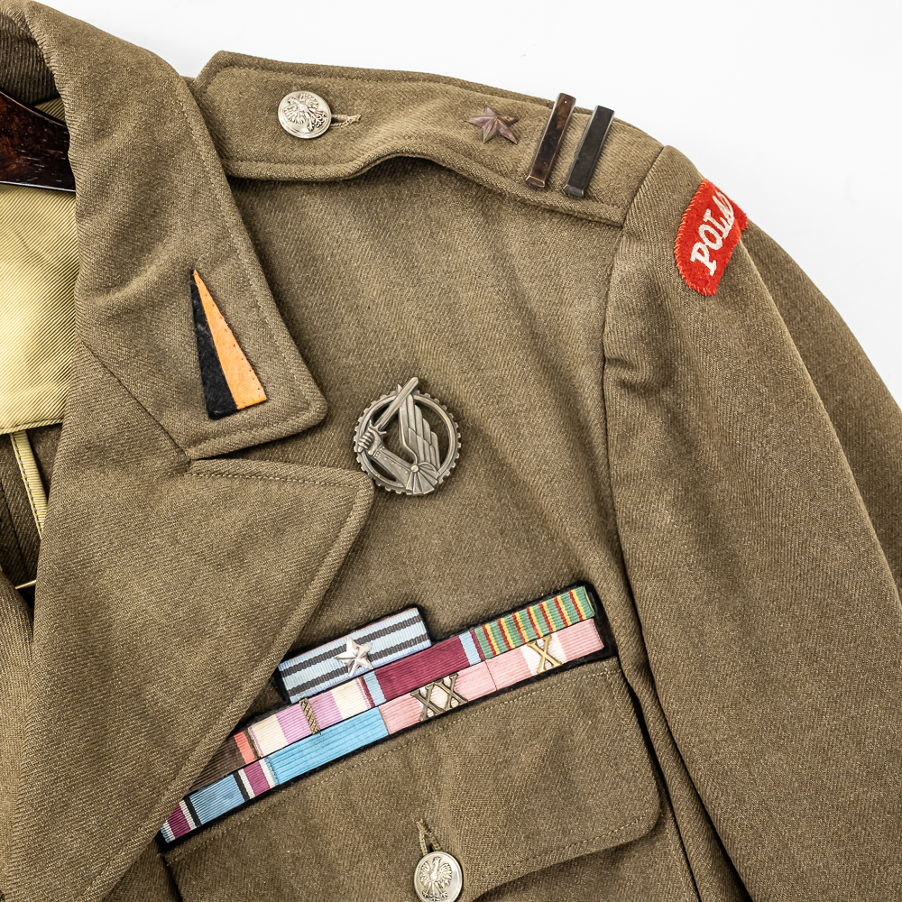 WWII Polish Forces Major Uniform Set