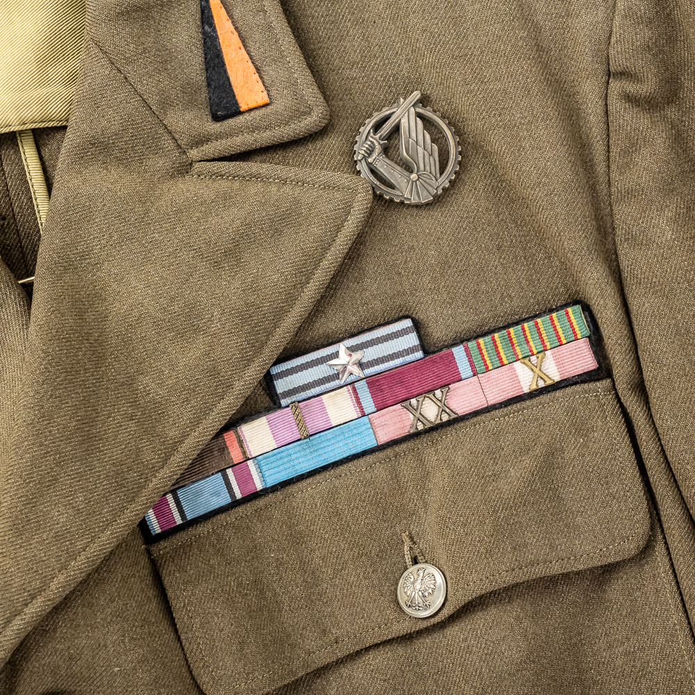 WWII Polish Forces Major Uniform Set
