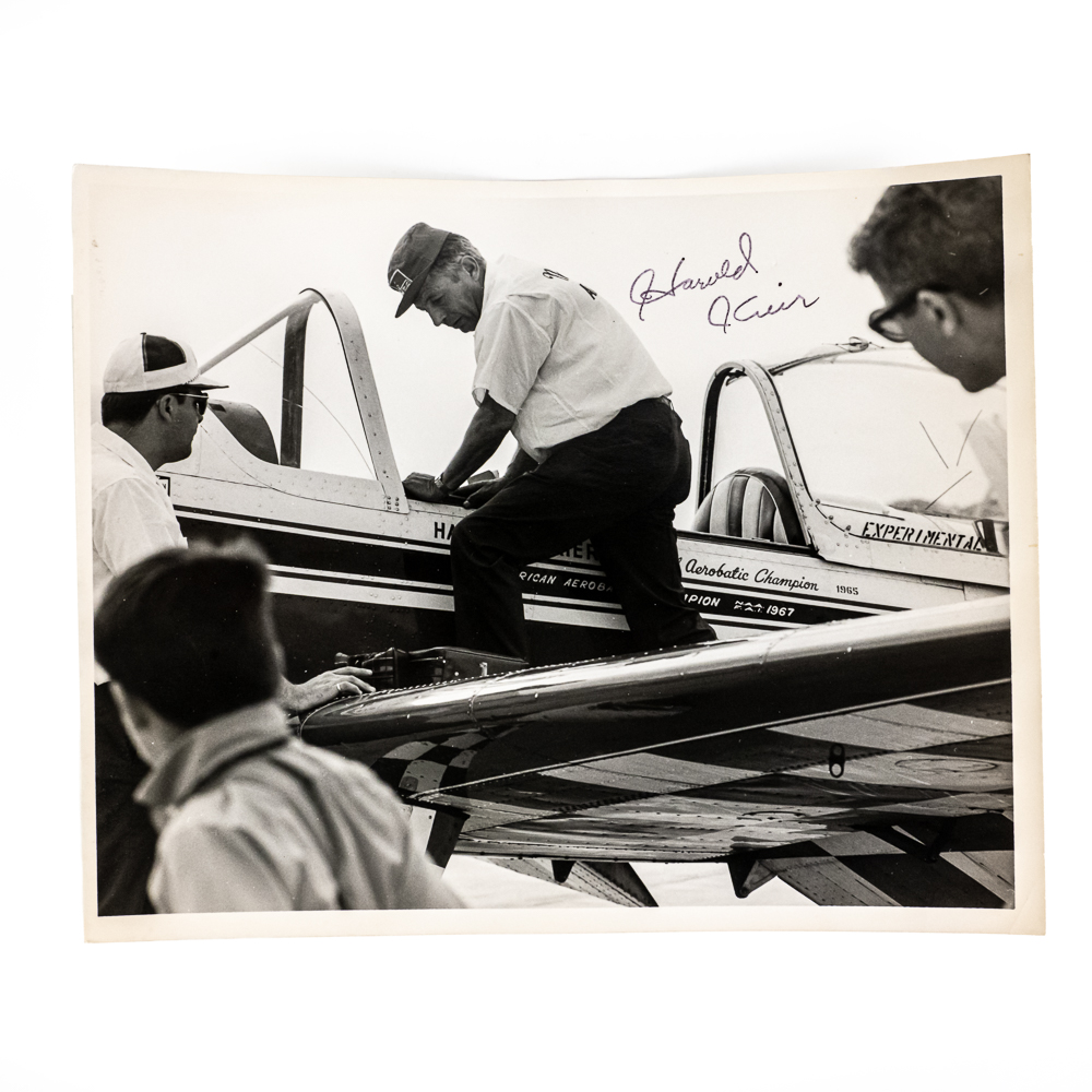 Autographed Photo Aerobatic Champion Harold Krier