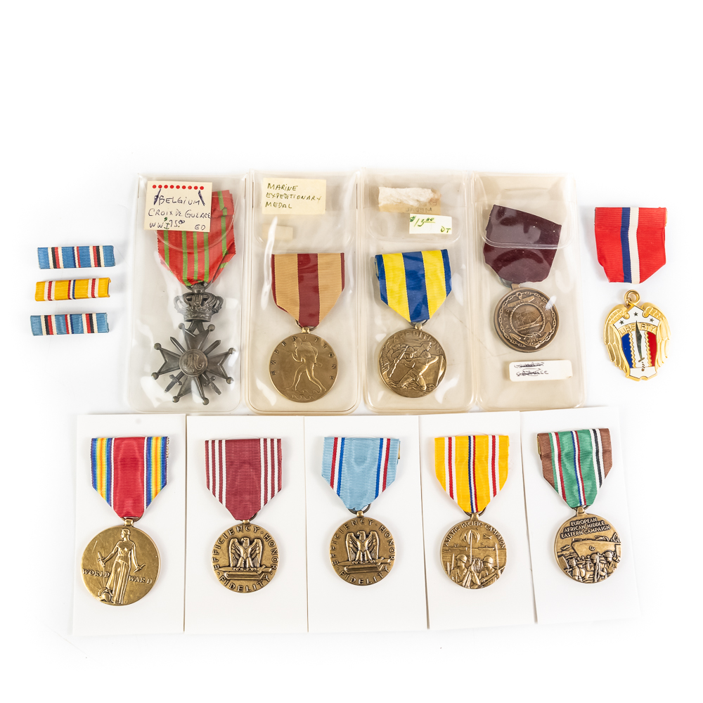 11 Medals US, Belgian,