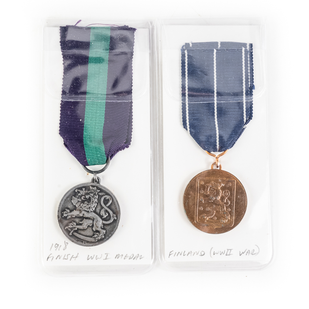 2 Finnish Medals Liberation/Continuation