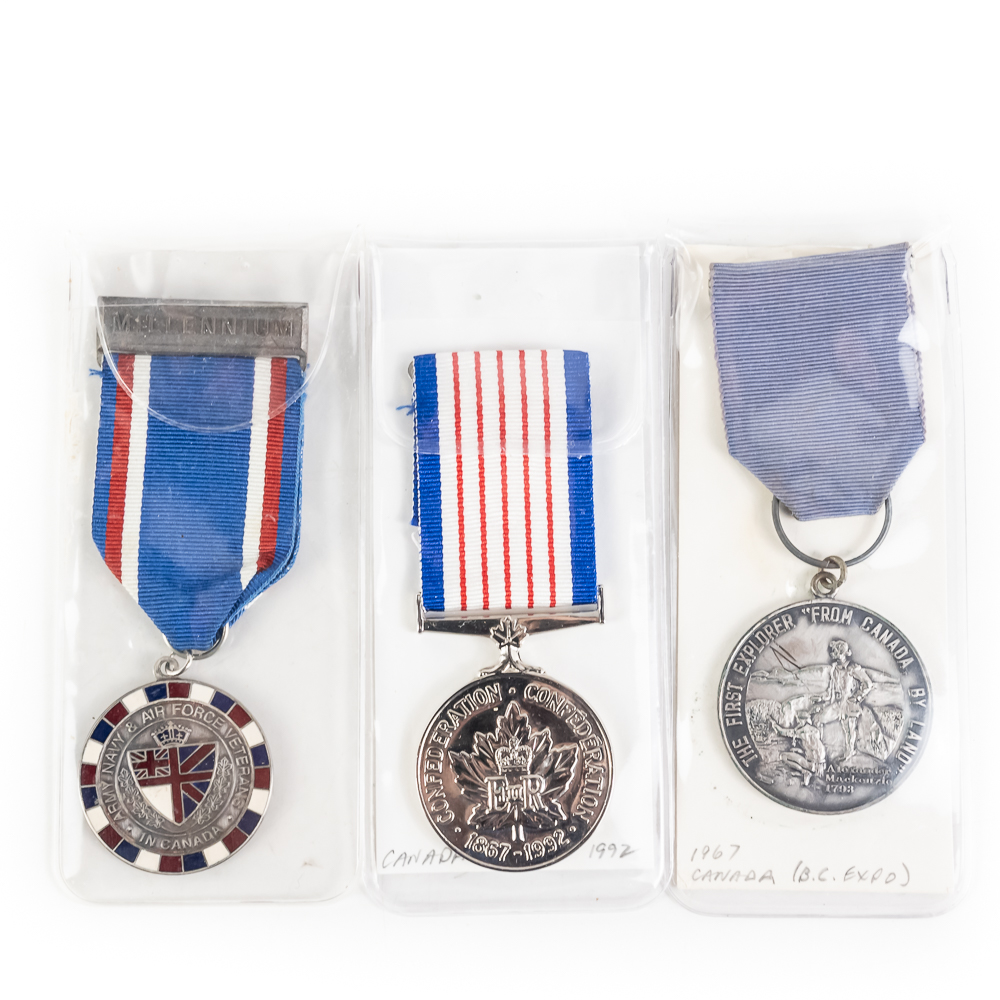 Canadian Medals BC ,125th Anniversary, Veterans