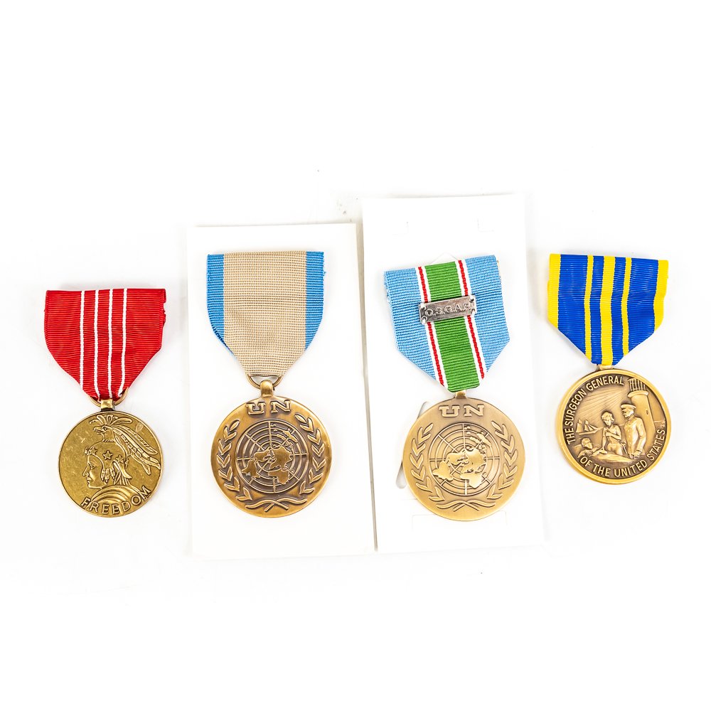 4 Medals 2 UN 1 MOF 1 PHS