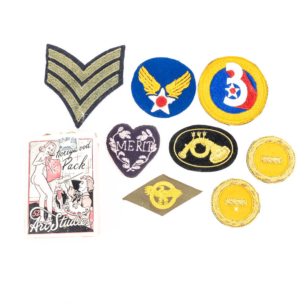 CW, 20th C Patches, Card Deck & More