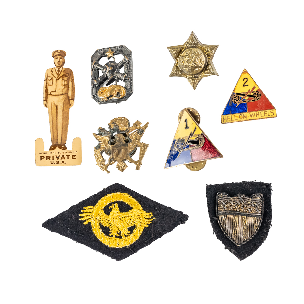 French, Visor Badge, Irish, Toy Soldier, DUI, Duck