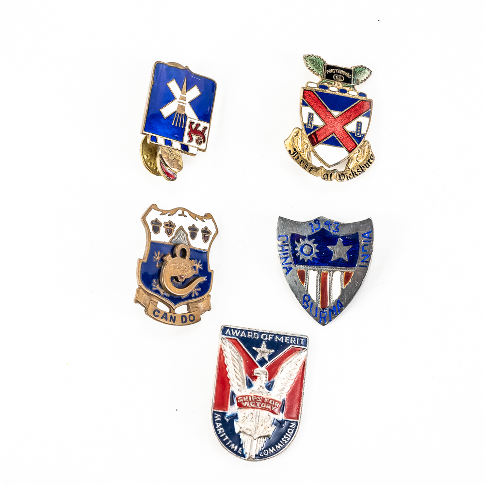 WWII CBI, Shipyard, DUI & More