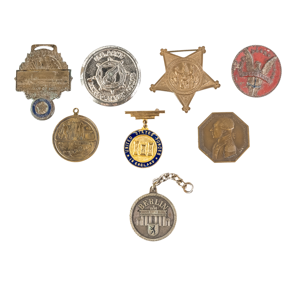 Medals Badges Cracker Jack GAR Fob Sweetheart