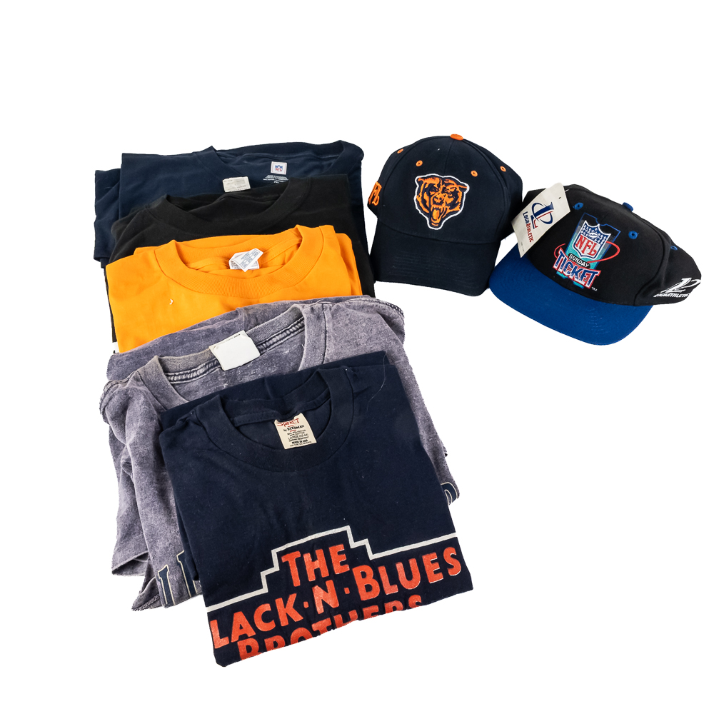 Chicago Bears NFL Licensed Super Bowl T Shirt Hat
