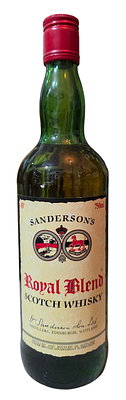 Sanderson's - בקבוק ויסקי סגור ומלא.