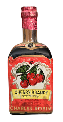 צ'ארלס רובין - בקבוק שרי ברנדי. סגור ומלא.