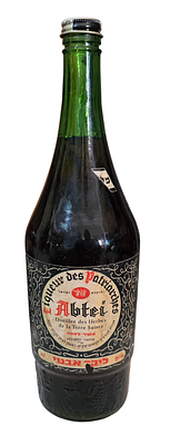 בקבוק ליקר אבטי סגור ומלא. נבדק ויש סגירה אטומה מקורית מניילון מתחת לפקק.