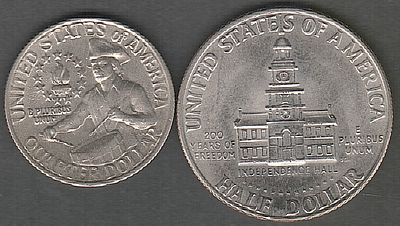 ארה"ב , לוט 2 מטבעות שהופקו לרגל חגיגות 200 שנה לארה"ב, והם בעלי תאריך כפול : 1776-1976
