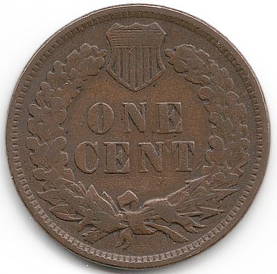 ארה"ב , מטבע מבוקש של 1 סנט ראש אינדיאני משנת 1907