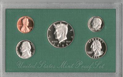 ארה"ב , סט מטבעות פרוף משנת 1996-S