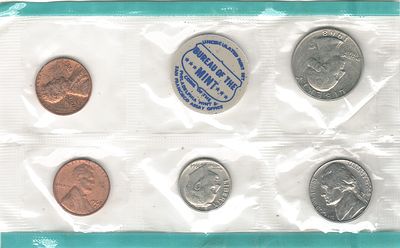 ארה"ב , סט מטבעות 1968 ,